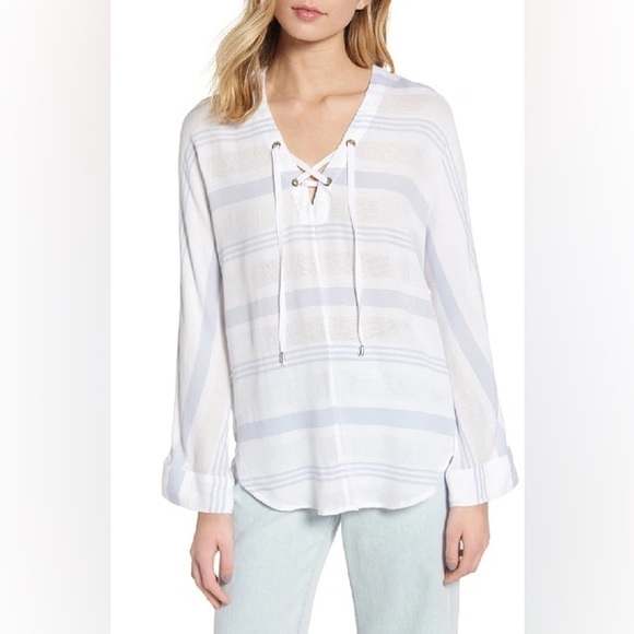 Rails Tops - RAILS Lily Tunic In Brighton Stripe size L